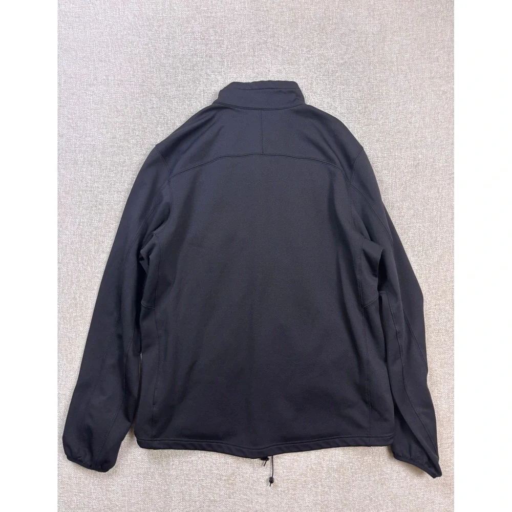 The North Face Mens Nimble Softshell Jacket Black Full Zip Large